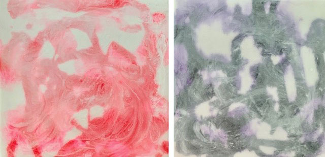 Claudia Seiler, diptychon 2 pastelfarbige Bilder 